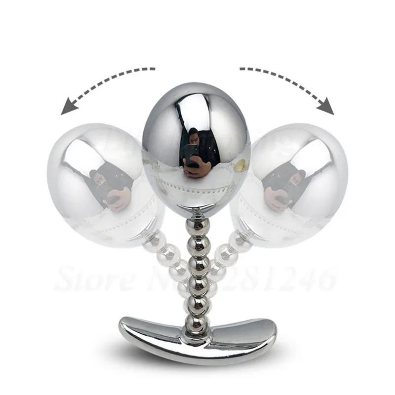 304 stainless steel Swing Ball G-spot Anal Beads Prostate Stimulation Metal Butt Plug Vagina Kegel Ball Sex Toys For Women Men for kegel balls,massage balls