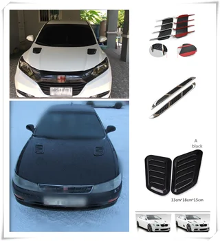 

universal 2Pcs car modification simulation hood car network sticker for Volkswagen vw Touran 1.4 Fox 1.2 Touareg2 GolfA5 GT