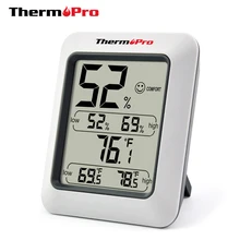 Thermopro TP50 цифровой гигрометр термометр комнатной температуры и влажности метеостанция