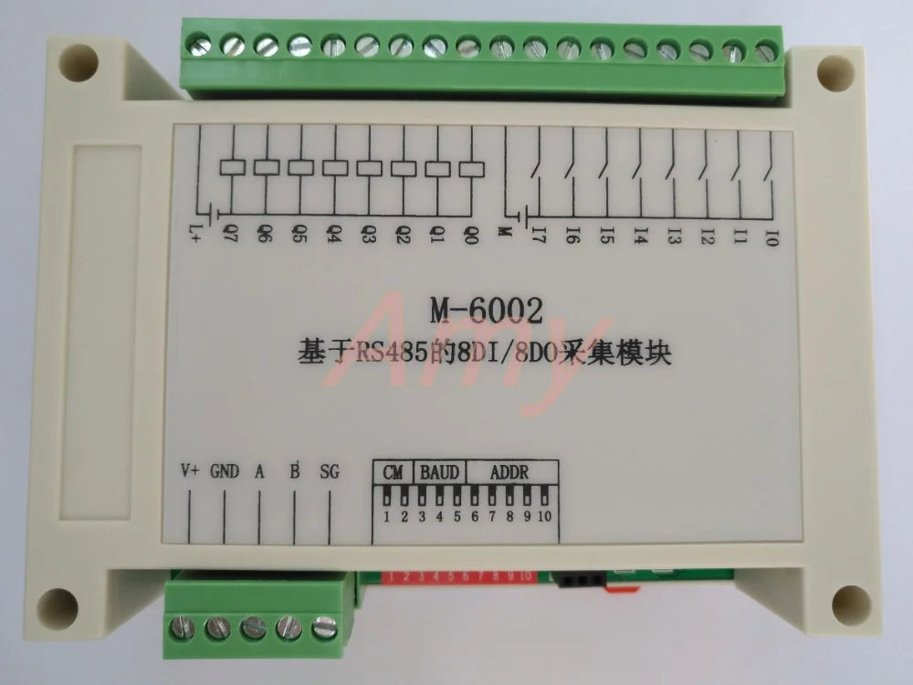 

8DI/8DO data acquisition module 8 switch input 8 switch output RS485 communication