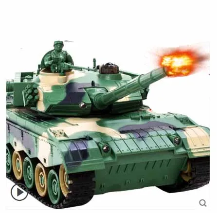  Rc Battle Tank Remote Control Funny War Shooting Tank large scale Radio Control Army battle Model m