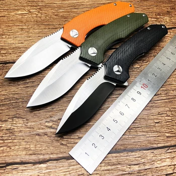 

BMT A2 Folding knife 9Cr18Mov Blade G10 Handle Ball Bearing Tactical Camping Knife Survival Pocket Hunting Knife Outdoor Tools
