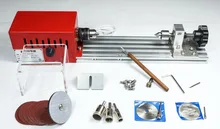 Mini DIY Metal Woodworking Lathe Miniature Buddha beads Grinding Machine Wood Cutter Polisher 280W