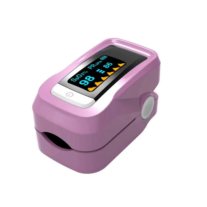 Пульсоксиметр Oximetro De Dedo Пульсоксиметр для измерения насыщенности крови SPO2 PR PI пальцевой оксиметр De Pulso портативный пульсиоксиметр - Цвет: pink