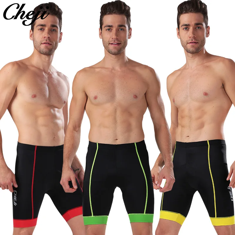 Retro Cycling Shorts Men Compression MTB Bike Shorts Race Fit Short
