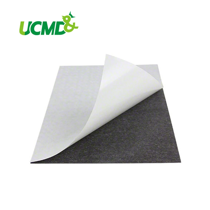 Self-Adhesive Strong Flexible Rubber Magnetic Sheet 3 Pcs/ Lot A4 Size 1 MM Thick photo