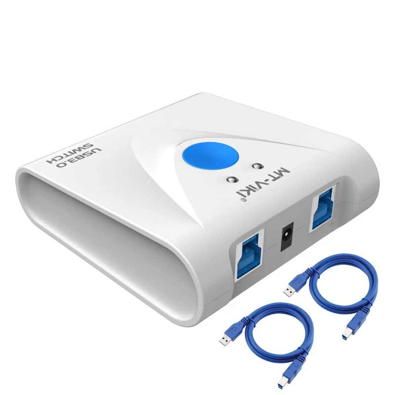 

MT-VIKI 2-port USB3.0 switch supports key switch Multiple computers share a USB device 2 Printing Lines MI-SW321
