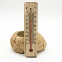 Деревянные зерна висящий вертикальный офисный гараж Крытый термометр измеритель температуры Монитор датчик Фаренгейта и Цельсия весы