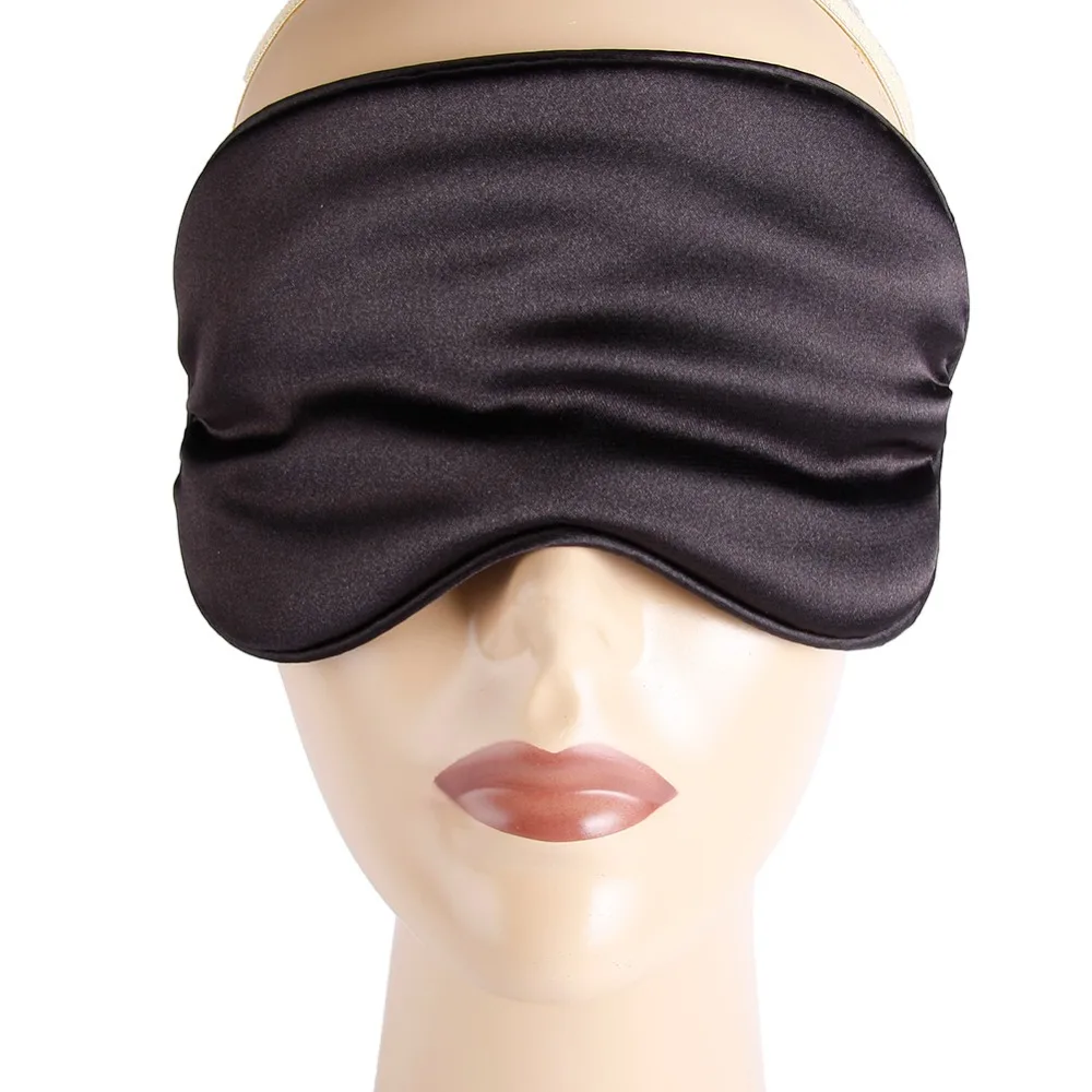 1 шт. новая чистая шелковая маска для сна, мягкий теневой чехол для путешествий, расслабляющая помощь, повязка для глаз, спальный чехол, Вечерние Маски, Прямая