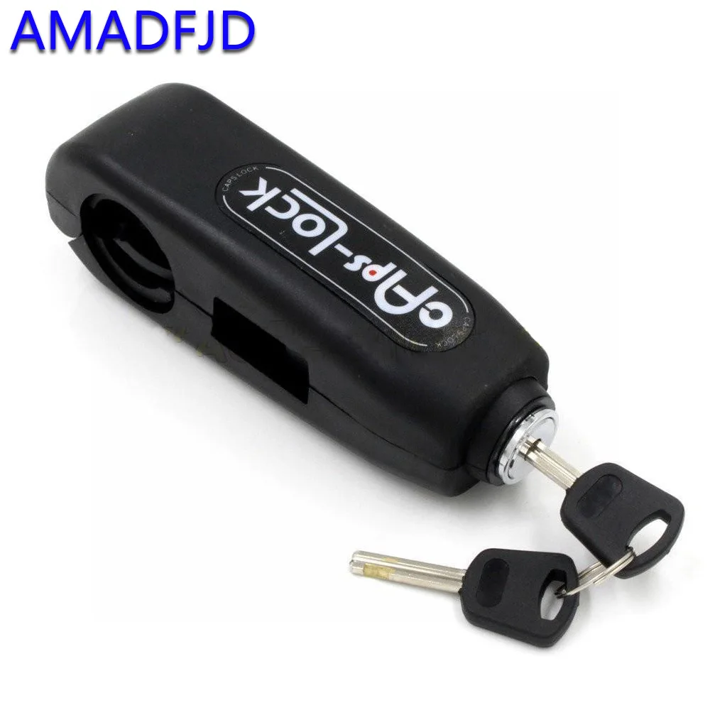 

Universal Anti-Theft Motorcycle Bicycle handlebar Lock For Castle Cycle Brake horn Bike moto Grip Security Lock with 2 Key