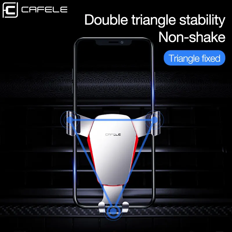 CAFELE luxus Neueste Schwerkraft Auto Telefon Halter Stehen für iPhone Samsung huawei Xiaomi Alumin