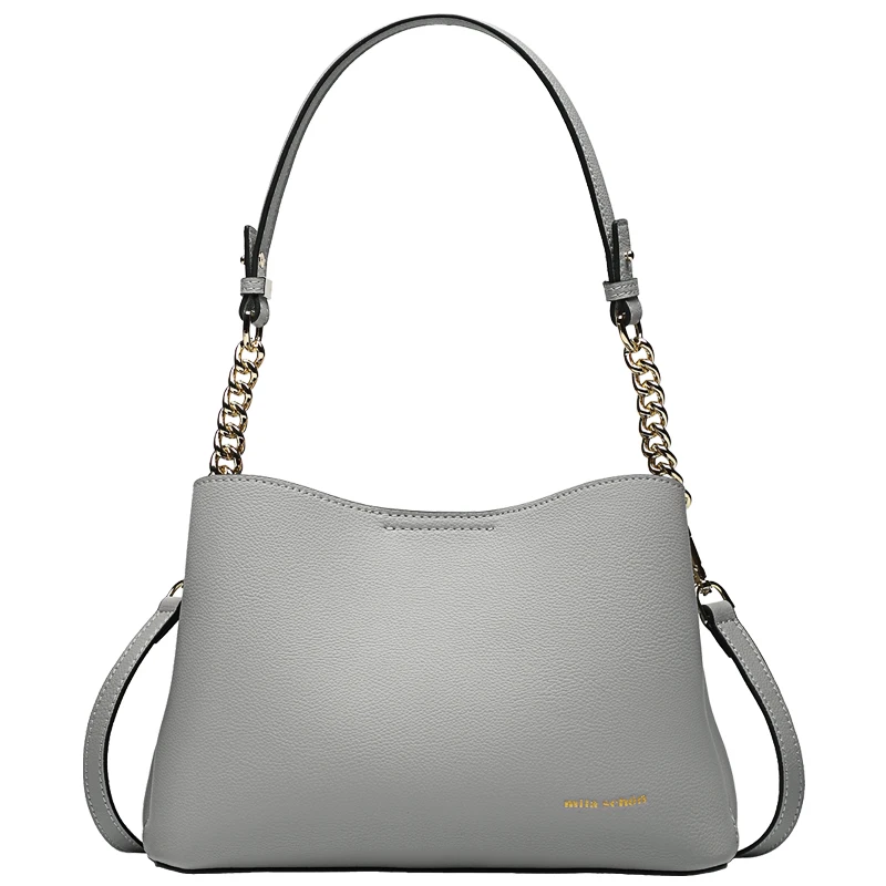 

Brand genuine leather luxury handbags women bags designer real leather bag 2018 soft woman shoulder bag mochila feminina-HL125