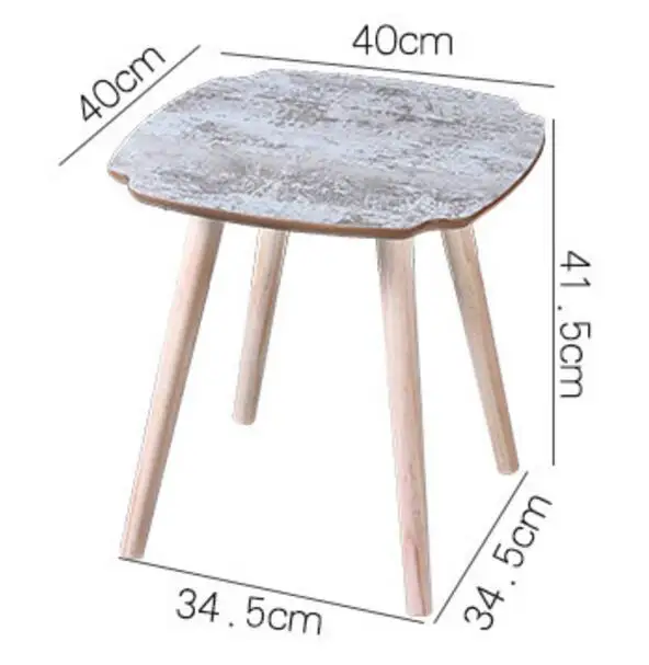 صديقة للبيئة الرجعية نمط الجانب الجداول الجداول طاولة القهوة نهاية