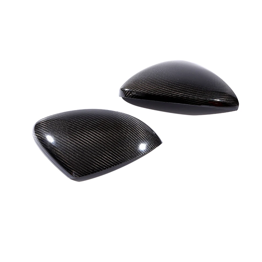 2pcs Carbon Fiber Side Door Mirror Frame For Porsche Macan 2014 2015