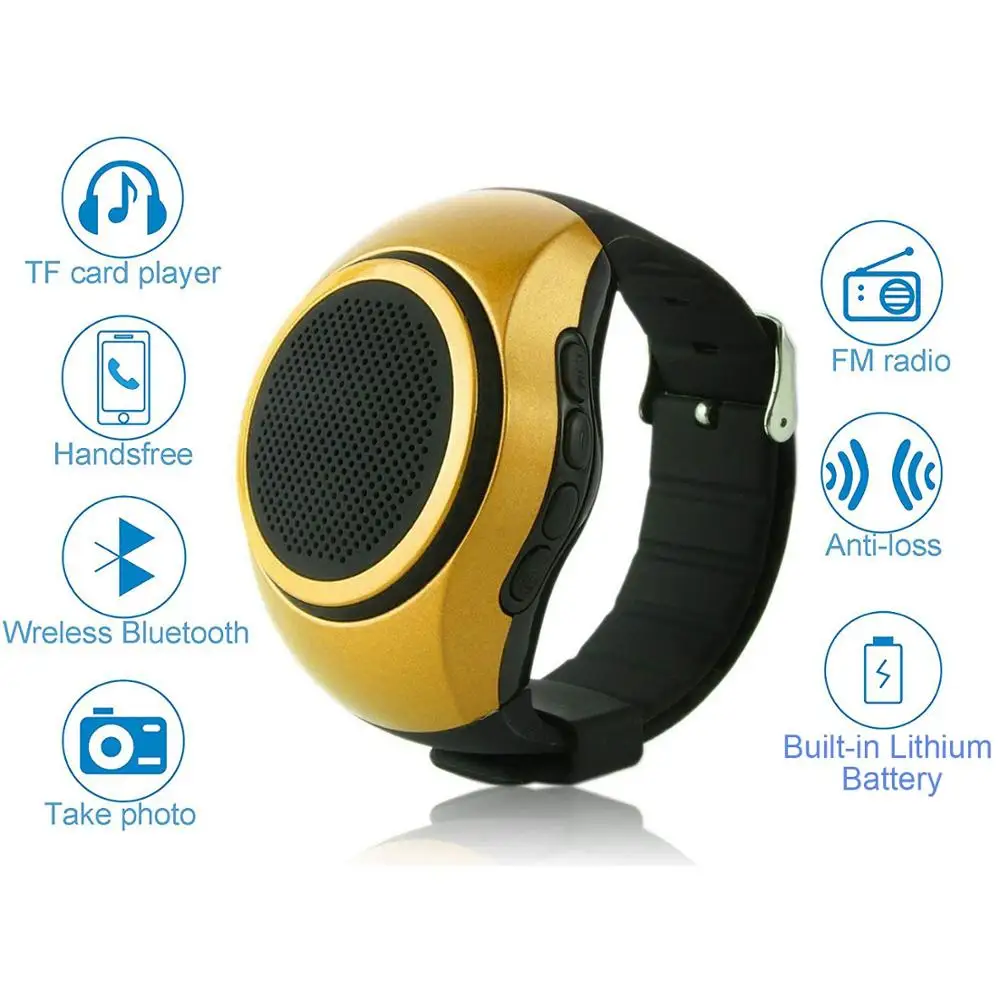 K-MIC B20 мобильного телефона Беспроводной Bluetooth Колонки часы автоспуска Спорт на