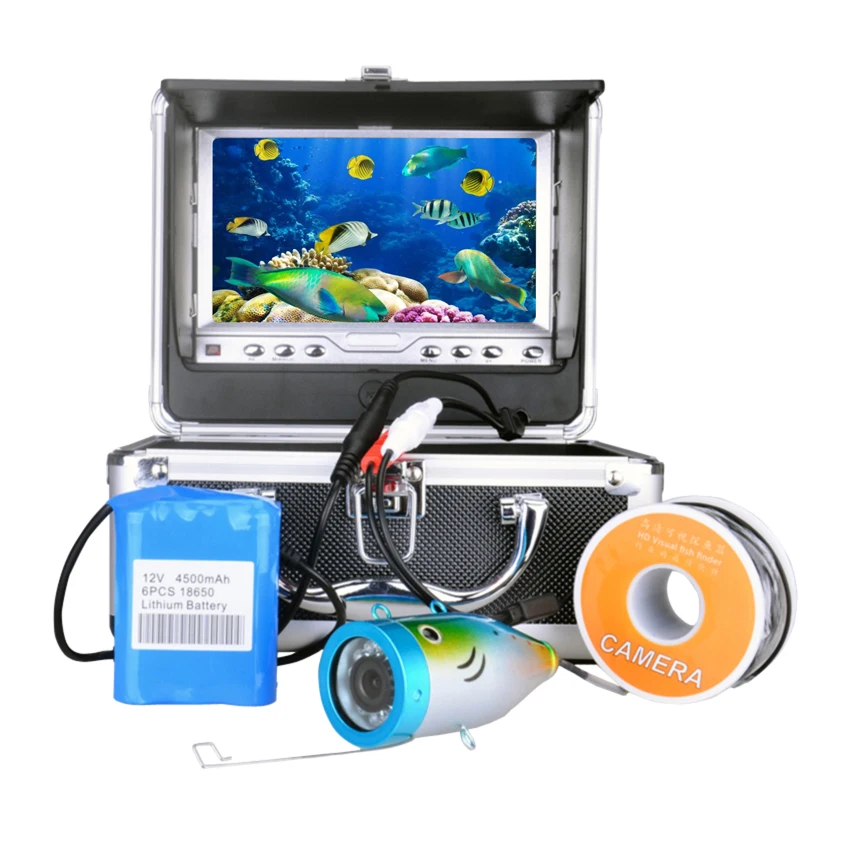 Портативный Delux комплект подводная рыбалка камера видео рыболокаторы DVR HD 600TV линии 15 м версия применение время " TFT ЖК дисплей Мониторы