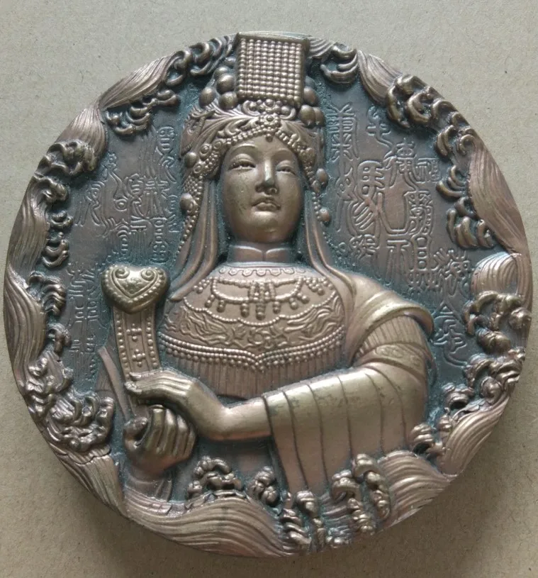 

90mm Mazu Medal Chinese Sea Goddess
