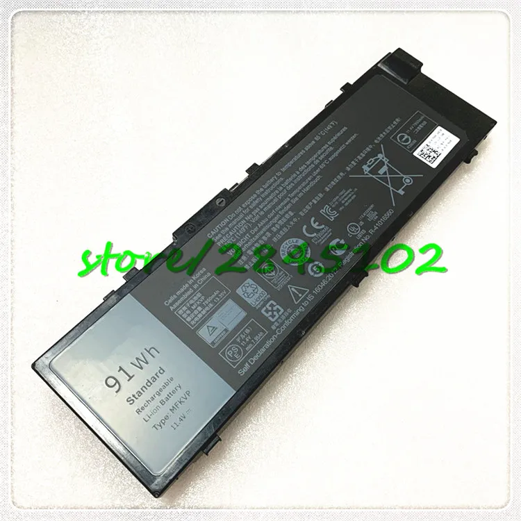 GYIYGY 11 4 V 91wh MFKVP GR5D3 0RDYCT Аккумулятор для ноутбука Dell Precision 7510 7710 0RDYCT|Аккумуляторы
