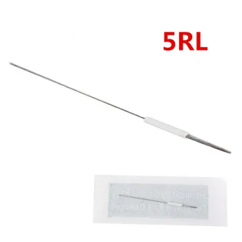 

100pcs/lot Disposable Sterilized Professional Tattoo Needles 5RL For Tattoo Eyebrow Pen Machine Permanent Makeup Kit
