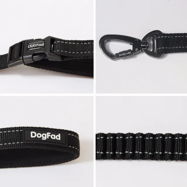 New Elastic Waist Dog Leash For Walking Running for Large Small Pet dog Adjustable Nylon With Reflective traction rope