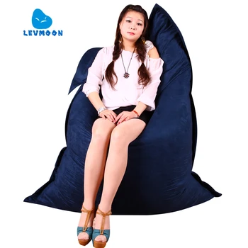 

LEVMOON Beanbag Sofa Chair Magic Bag Seat Zac Comfort Bean Bag Bed Cover Without Filling Micro-suede Indoor Beanbag Lounge Chair