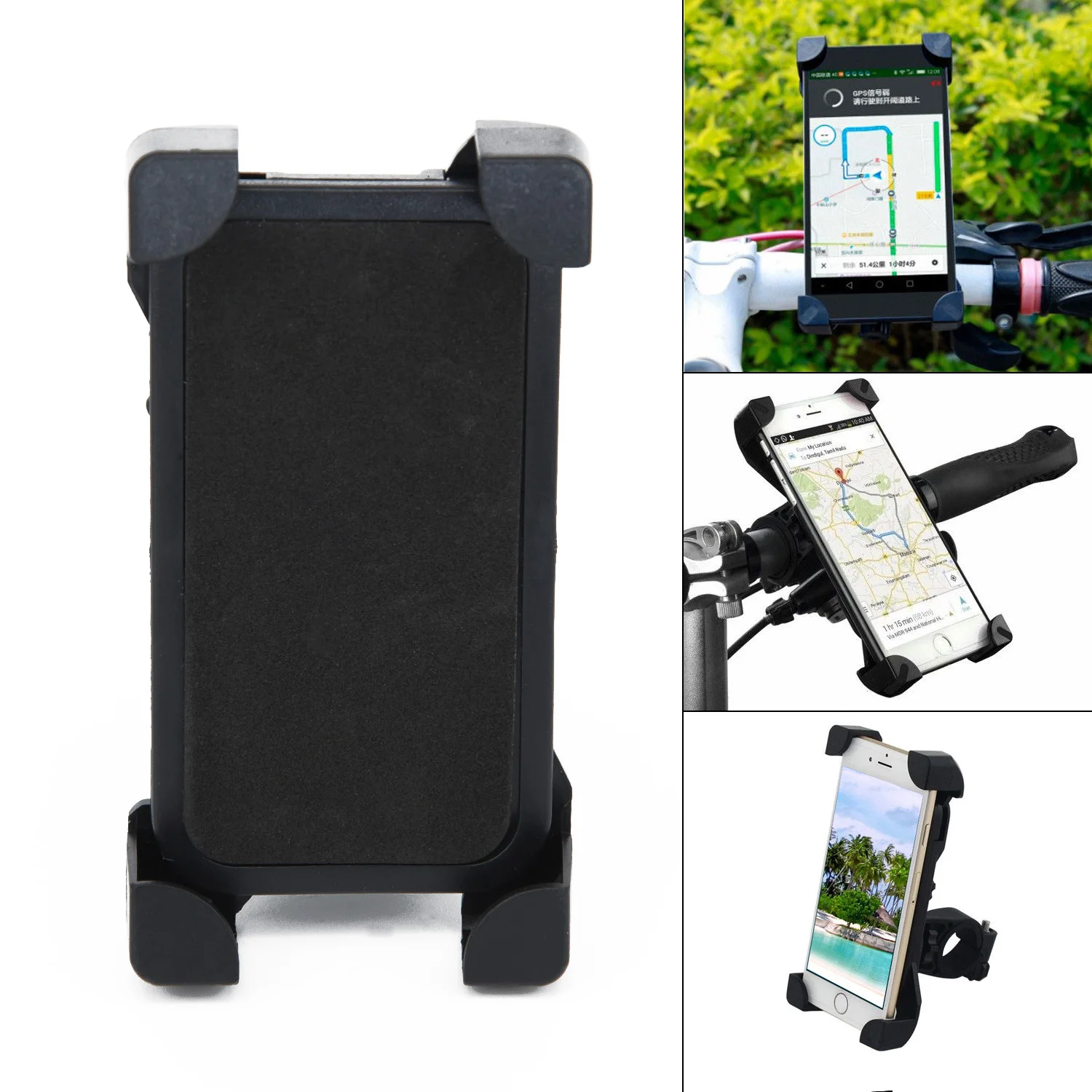Универсальный мотоцикл велосипед MTB Руль держатель для сотового телефона gps для крепления мобильного телефона на велосипед держатель телефона Поддержка 3,5-7 дюймов