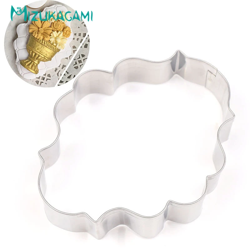 

Embossed Frame Shape Cookie Cutter Stainless Steel Fondant Cake Tool Cutting DIY Baking Cutters Tools MS-00341