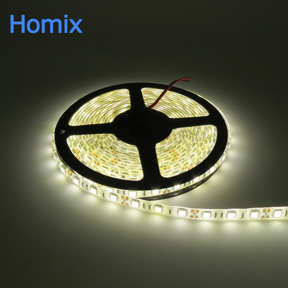 Водонепроницаемая светодиодная лента Ip65 5050 smd 300led 5 м Светодиодная RGB + ИК пульт