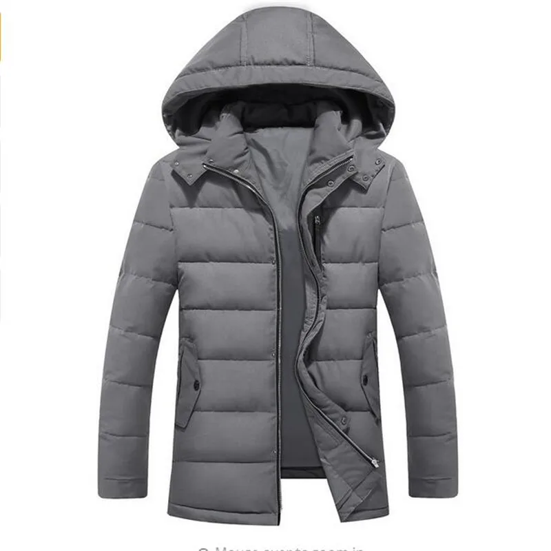 Free Shipping 2017 Men 's Winter Coat Thickening Warm Cotton Clothing To Increase The Feather Cotton Tide Men' s Loose Cotton