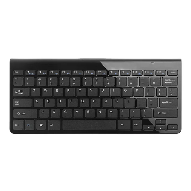Portable Mute Keys Keyboards 2.4G Ultra Slim Wireless Keyboard Scissors