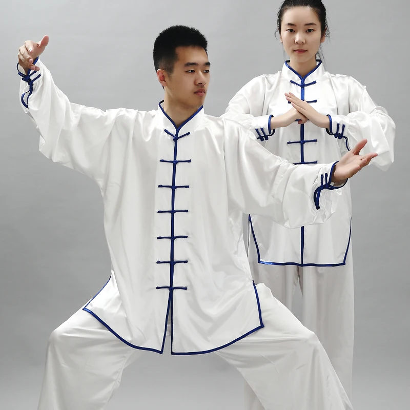 

long sleeve tai chi clothing uniforms wushu clothes male and female performance wear