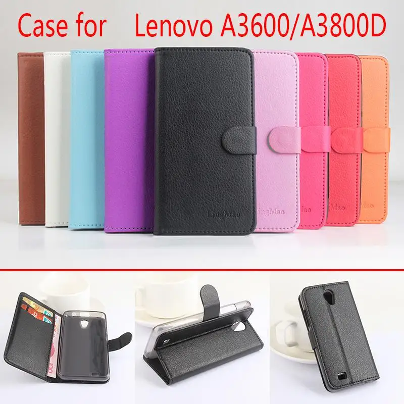 

Luxury Leather Case for Lenovo A3600(3800D) Cover Stand Style Phone Wallet leather Case for Lenovo A3600(3800D) Phone Cases