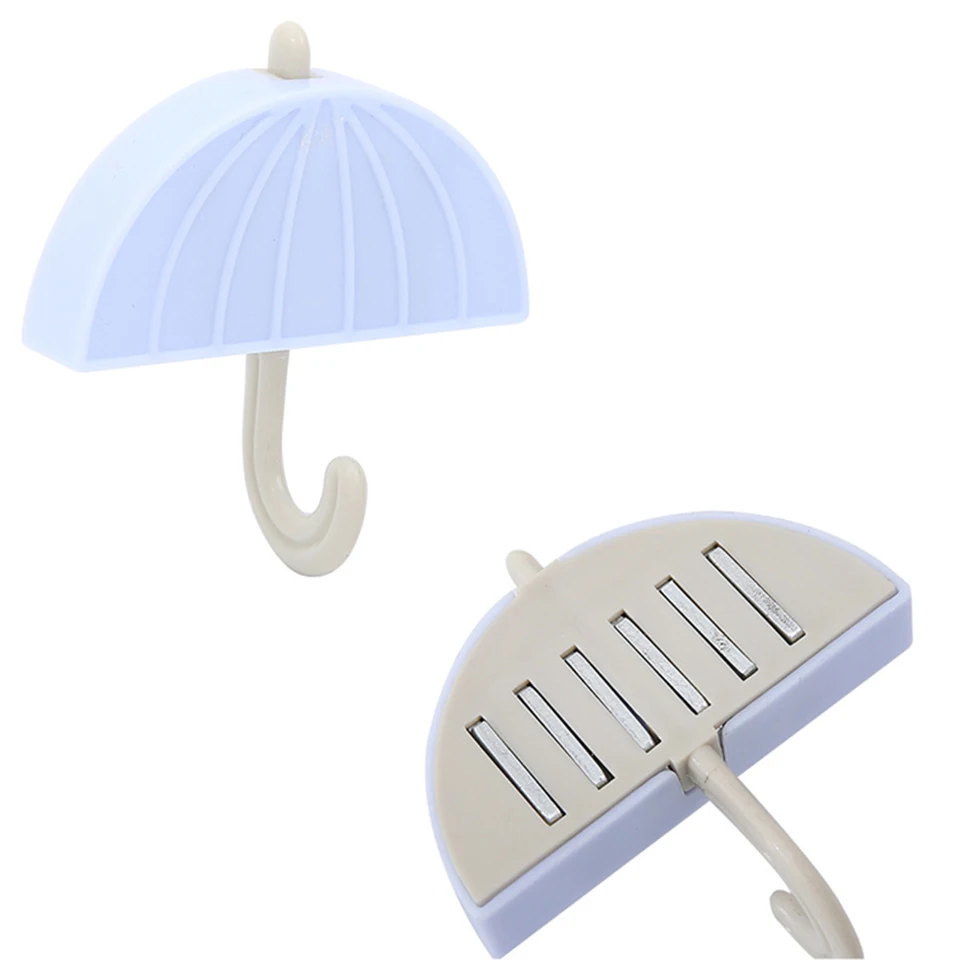 FILBAKE, 1 шт., крючковая розетка в форме зонта, крепкий магнит, крюк, пробивной крючок, паста, держатель, настенный держатель, кухонные аксессуары