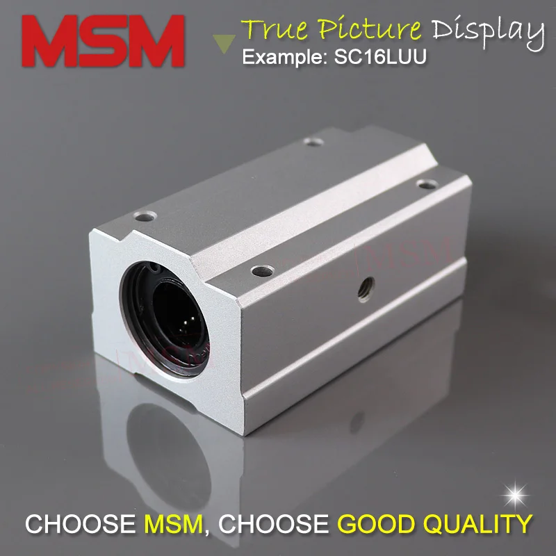MSM линейные подшипниковые блоки длинного типа 2 шт./лот SC8LUU SC10LUU SC12LUU SC16LUU SC20LUU SC25LUU