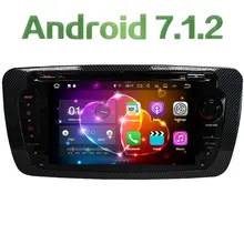 7” HD Audio 2GB RAM Quad Core Android 7.1 Multimedia 4G BT Car DVD Player Stereo Radio GPS Navi Screen for Seat Ibiza 2009-2014