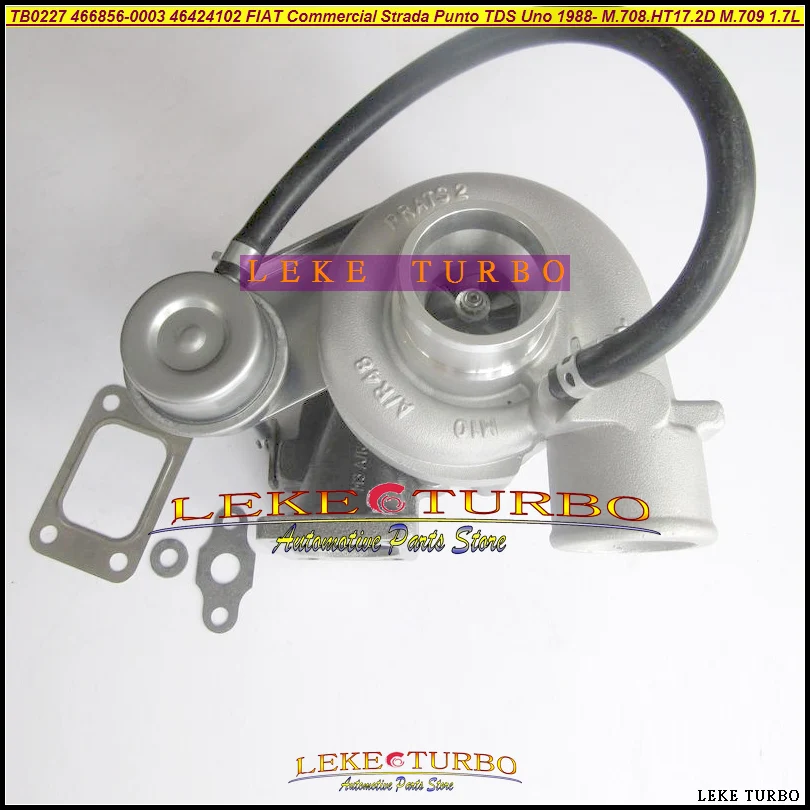 Фото TB0227 466856 466856-0003 466856-5003S 46424102 Turbo для коммерческого FIAT Punto TDS Uno 46408952 M.708.HT17.2D M.709 1.7L №1