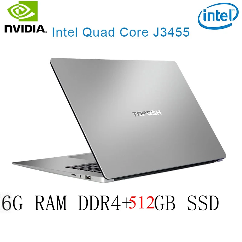 

P2-31 6G RAM 512G SSD Intel Celeron J3455 NvIDIA GeForce 940M Gaming laptop keyboard and OS language available for choose