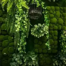 Каменная форма мох трава коврик крытый зеленый искусственный газон ковры поддельные Sod мох для дома отель стены балкон Декор