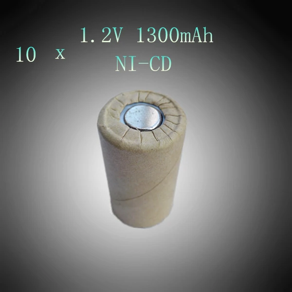 10PCS NI-CD 1.2V SC 1300mAh Rechargeable Power Tool Battery Cell Free Shipping Flashlight Major Light Electronic Toys | Электроника