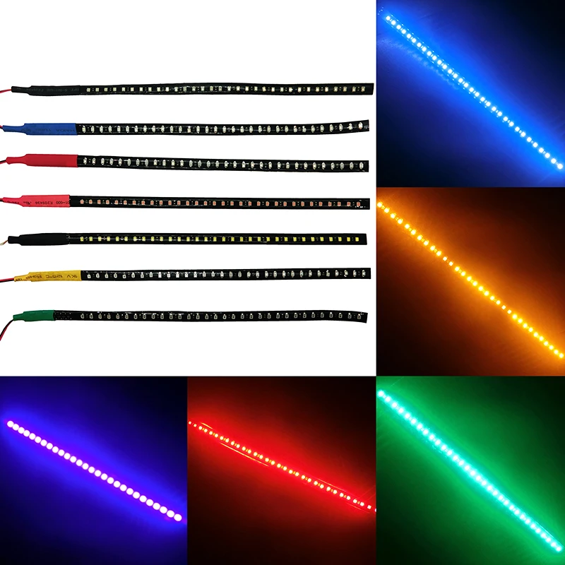 

2018Hot Sale Cc Waterproof Auto Car Decorative Flexible Led Strip 30 60cm/32 48smd For Daytime Running Lights Decorative Car DRL