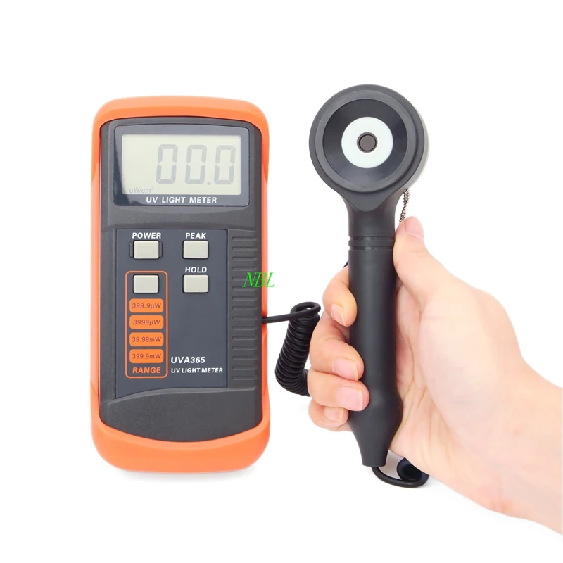 УФ светильник измеритель с фильтром 400 м функцией удержания пика|light meter color