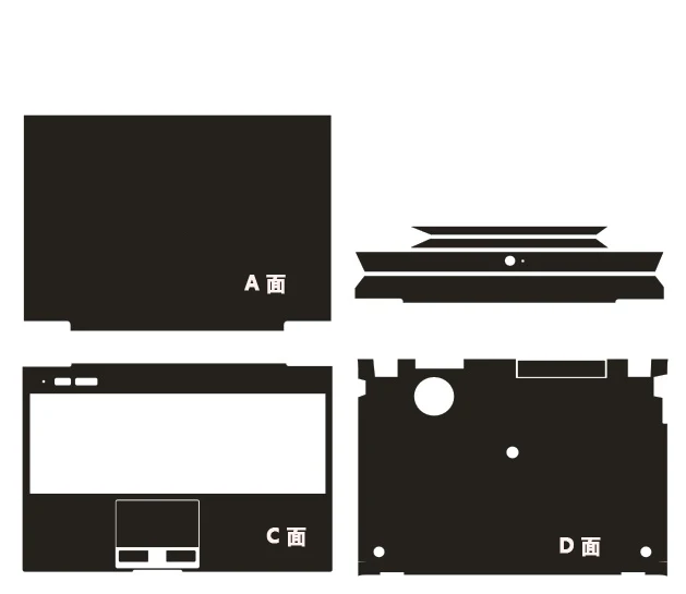 KH ноутбук из углеродного волокна кожа Наклейка кожного покрытия протектор для Toshiba Portege Z830 Z930 13,3"