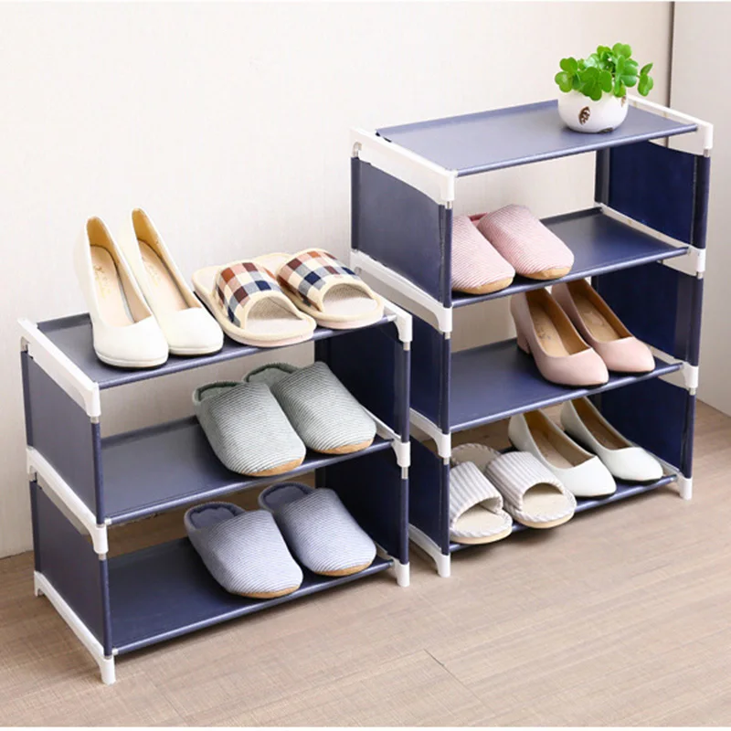 Нетканые тканевые стеллаж хранение обуви двери настенный органайзер для обуви домашняя отделка спальни общежития обуви стойки DIY мебель