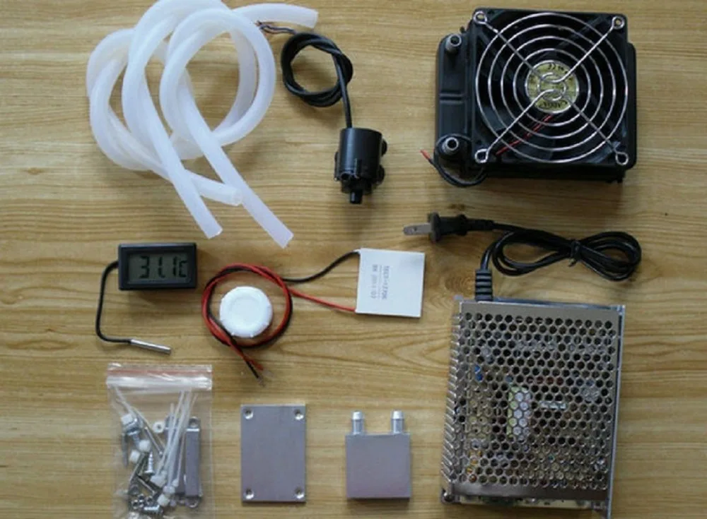 

Cooling system Thermoelectric Refrigeration Cooler Fan Peltier TEC1-12706 Kits