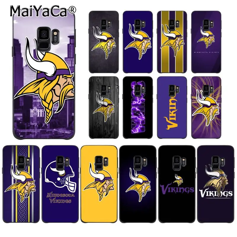 

MaiYaCa Minnesota Vikings TPU Soft High Quality Phone Case for Samsung S9 S9 plus S5 S6 S6edge S6plus S7 S7edge S8 S8plus