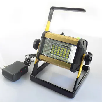 

Waterproof 36 LED 18650 Battery Flood Lights protable Floodlights Outdoor Camping Work Light Spotlight With Charger