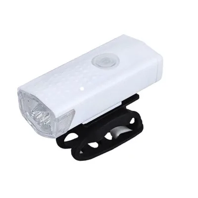 Discount Bicycle Front Light USB Rechargeable Bike Headlight 300 Lumen 3 Mode Bike Lights Lamp LED Flashlight Lantern Cycling Accessories 9