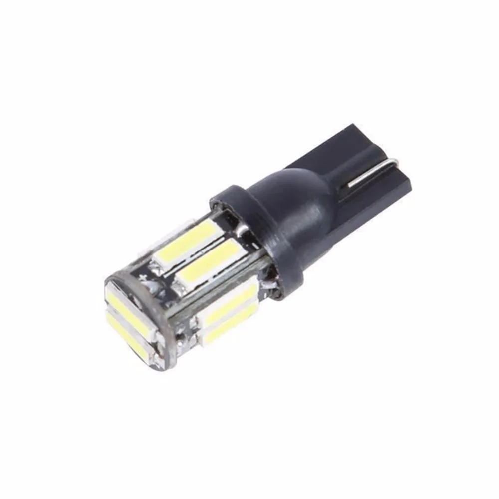 1 шт. W5W 10 7020 SMD автомобильный T10 светодиодный 194 168 Клин Замена заднего прибора панель лампы белые лампы для габаритных огней