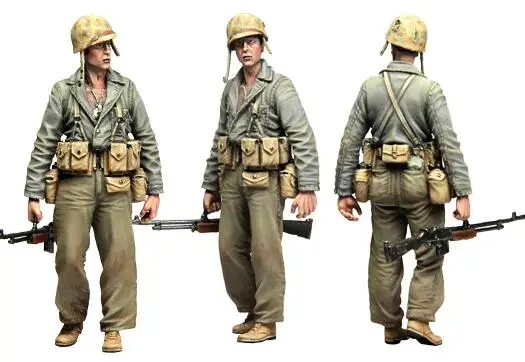 

1/35 Resin Figure US Soldier Bar Gunner 1pc Model Kits