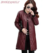 Women font b Leather b font font b Jackets b font 2017 Brand Autumn Winter New